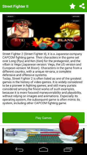 ♠Game for Street Fighter 2截图2