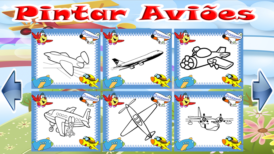 Pintar Aviões - 48 Pra Colorir截图4