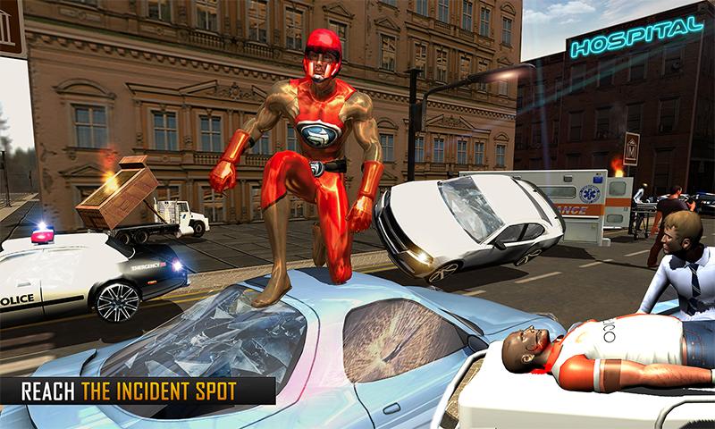 Flying Hero Rescue Survival 3D截图2