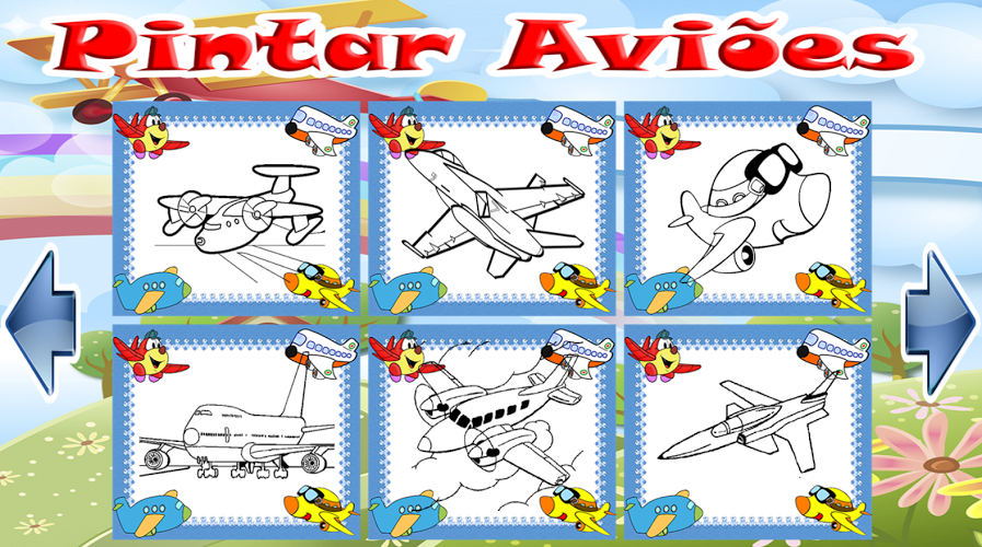 Pintar Aviões - 48 Pra Colorir截图2