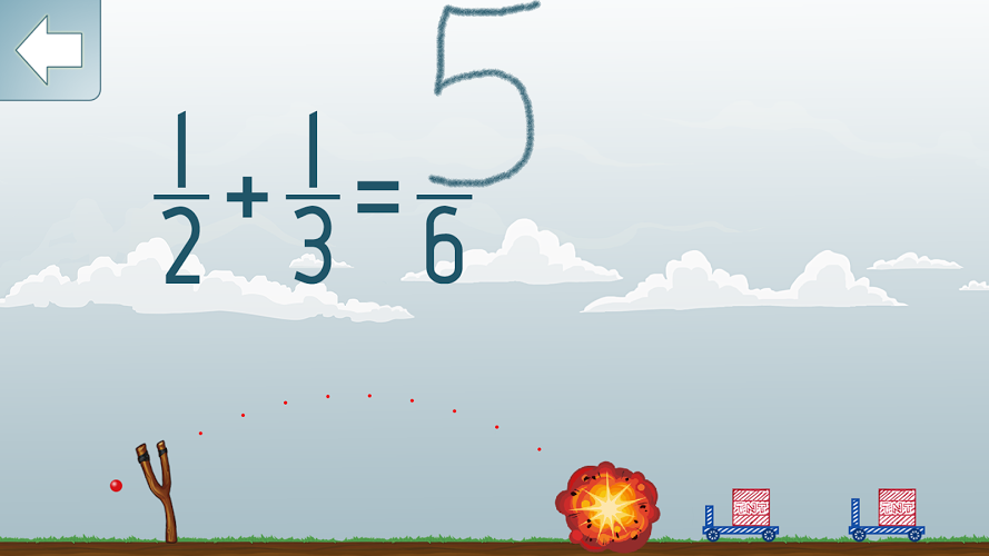 Adding Fractions Math Game截图1