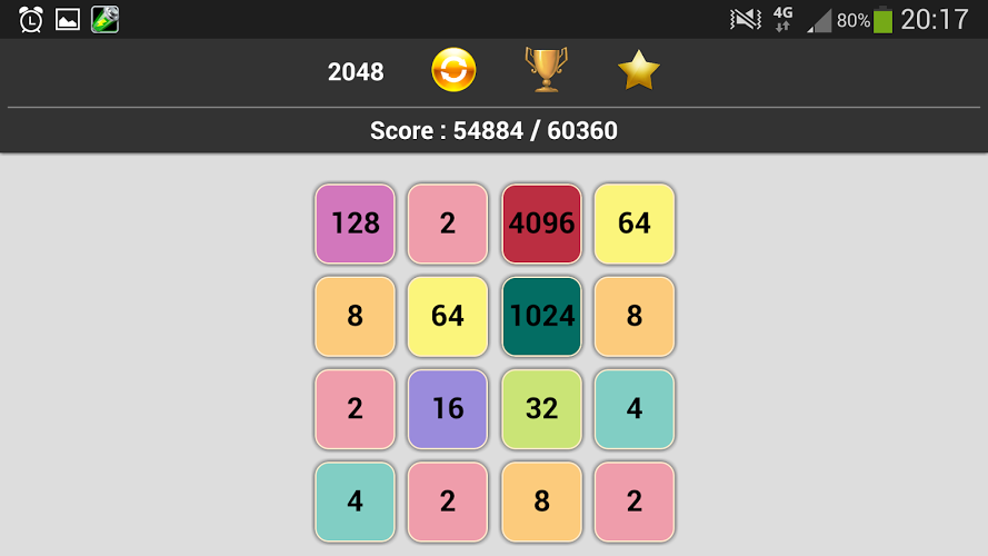 2048 Puzzle game (no Ads)截图2