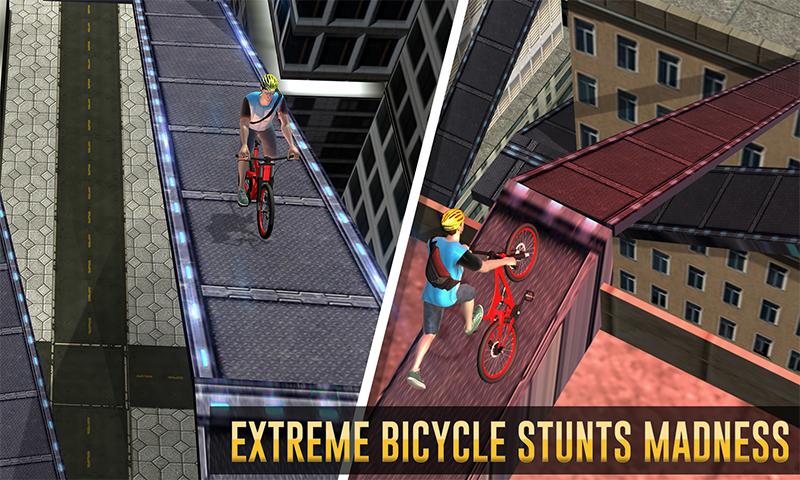 City Rooftop BMX Bicycle Rider截图3