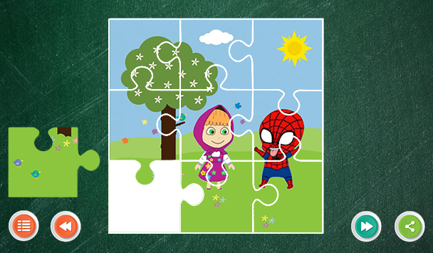 Super Hero Puzzle截图1