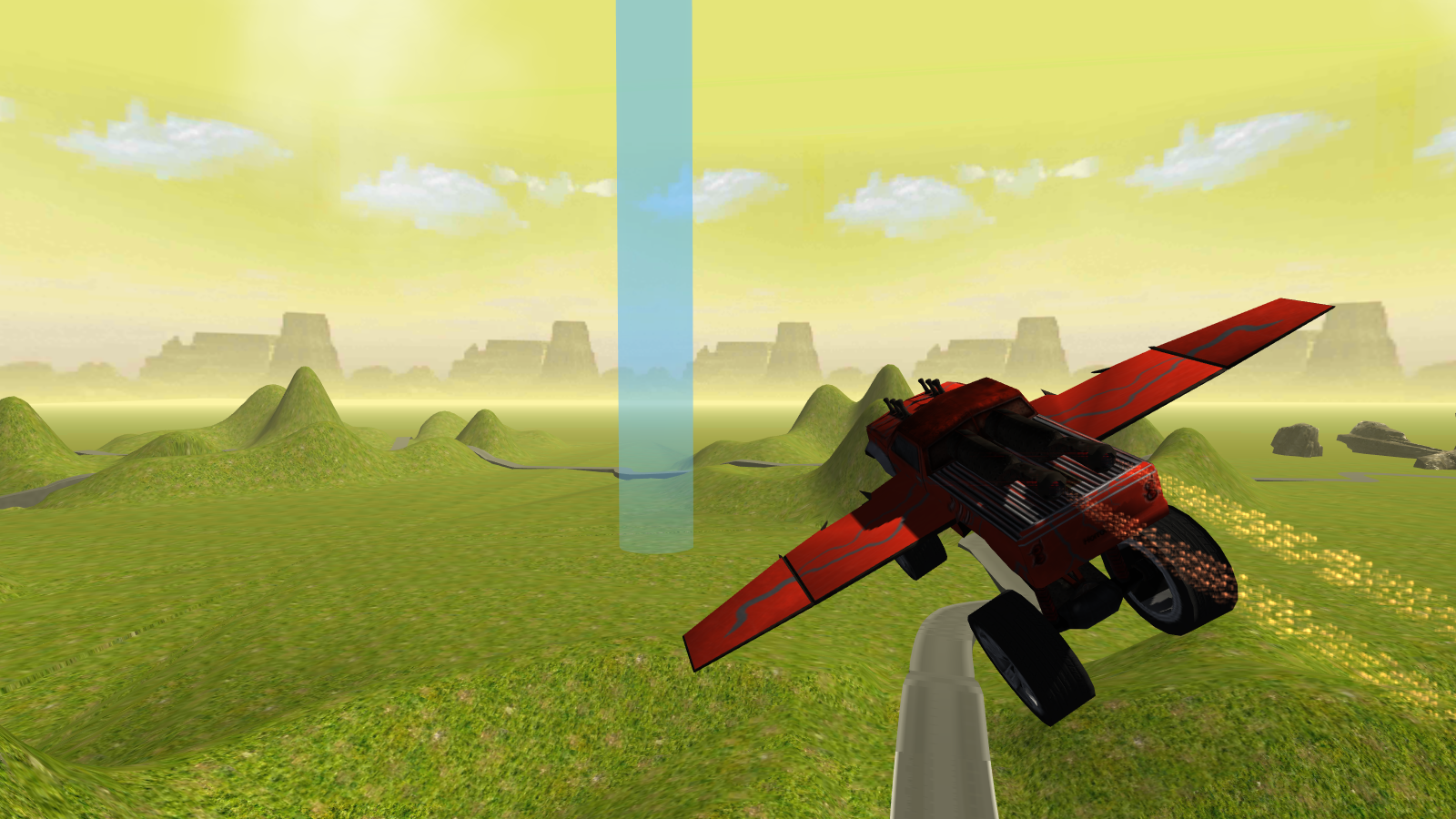Flying Monster Truck Simulator截图3