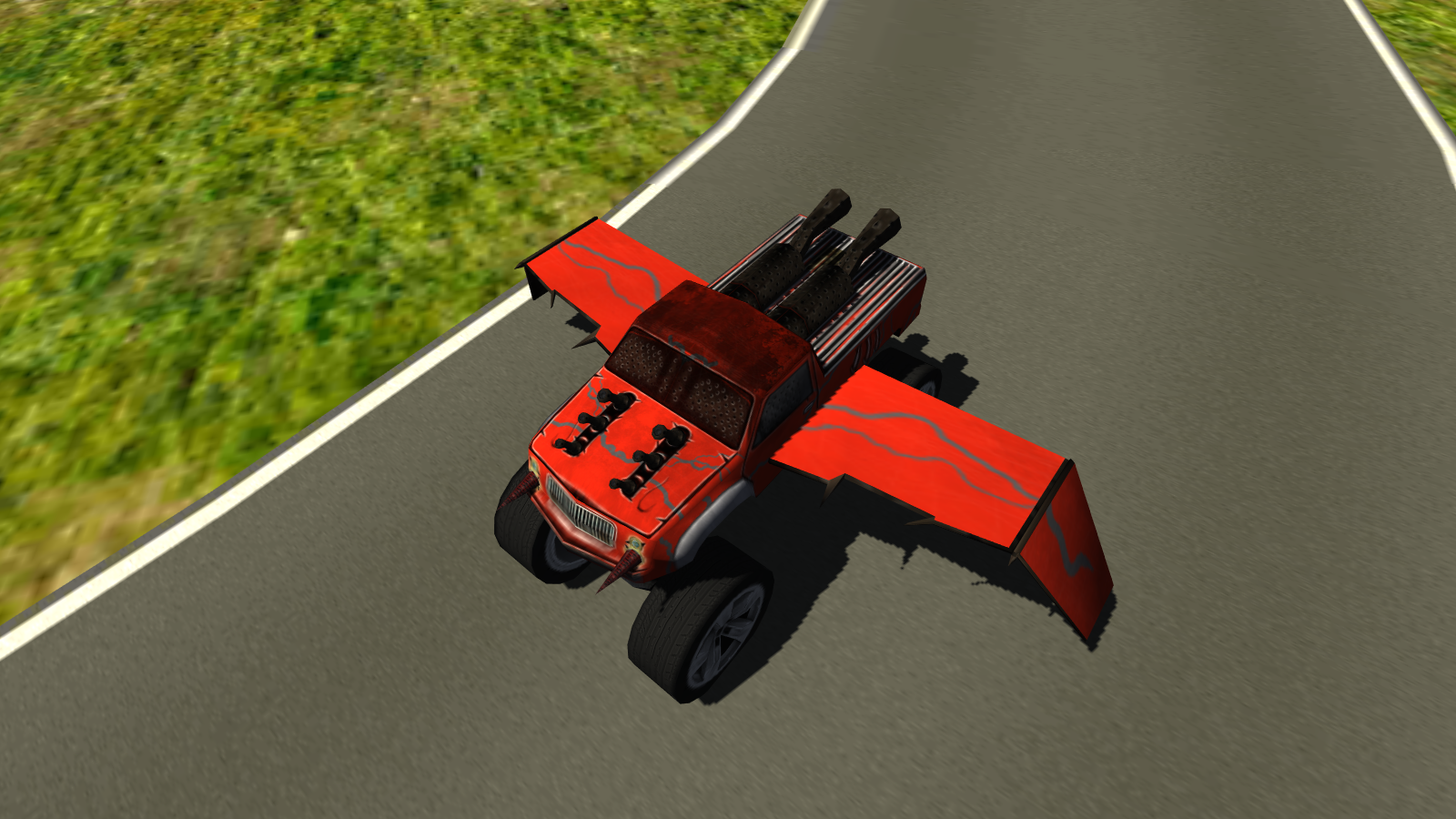 Flying Monster Truck Simulator截图4