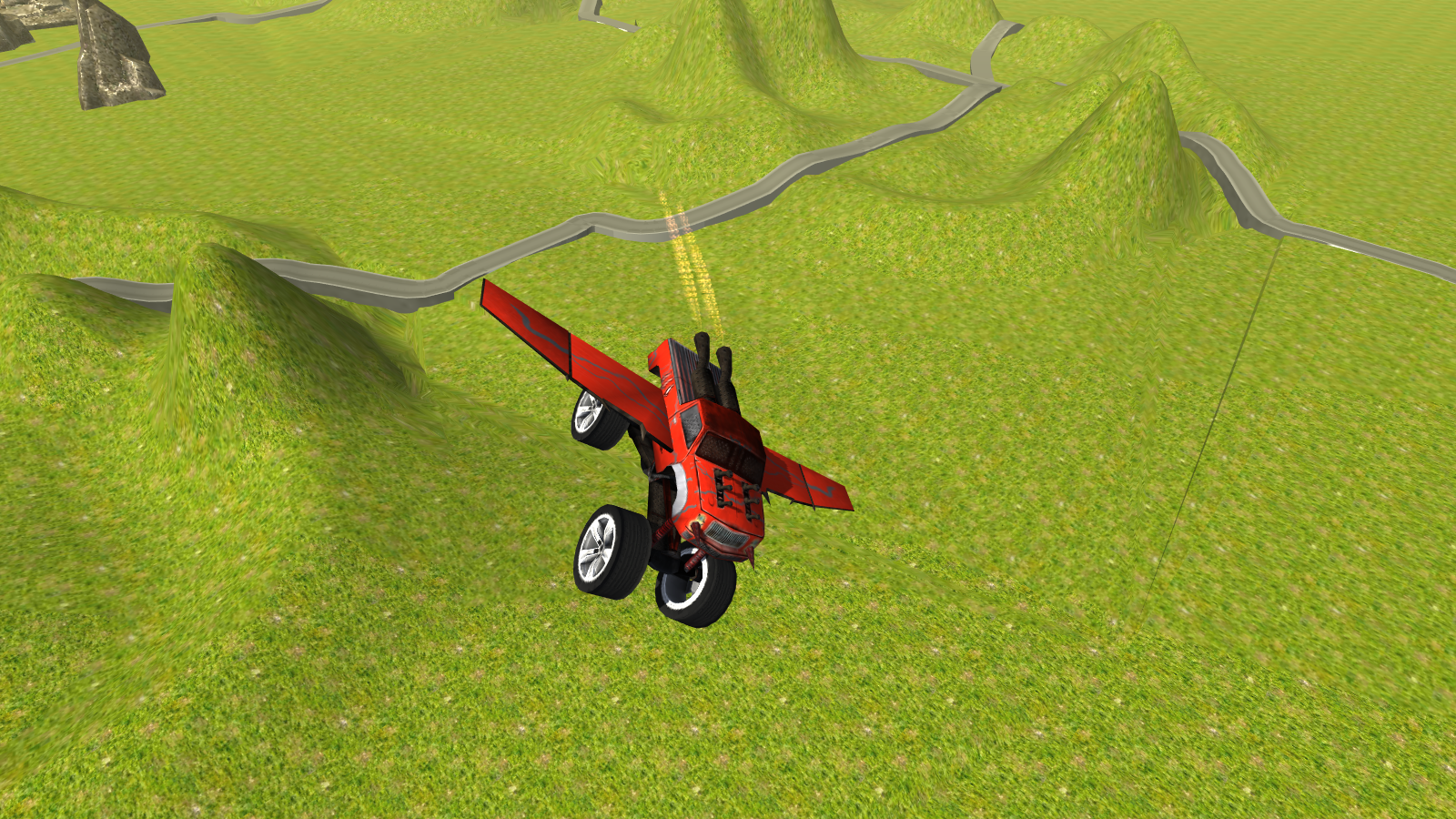 Flying Monster Truck Simulator截图5