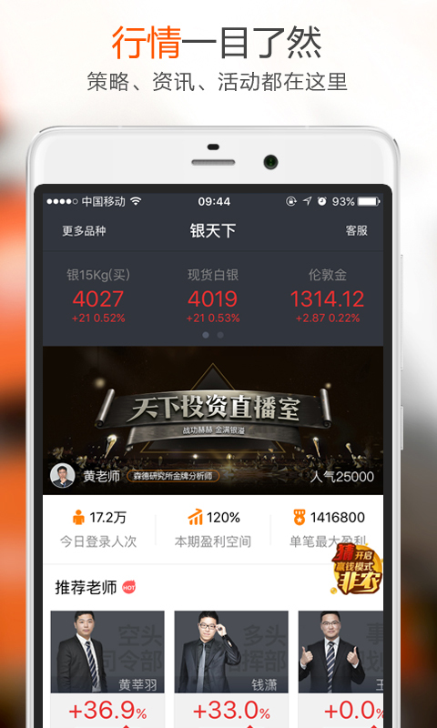 黄金白银行情分析截图3