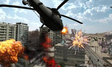 Helicopter Air Gunship Fighting 3D截图1