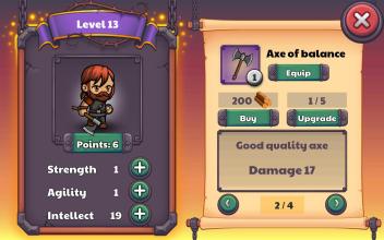 Jolly Woodcutter - RPG Clicker截图1