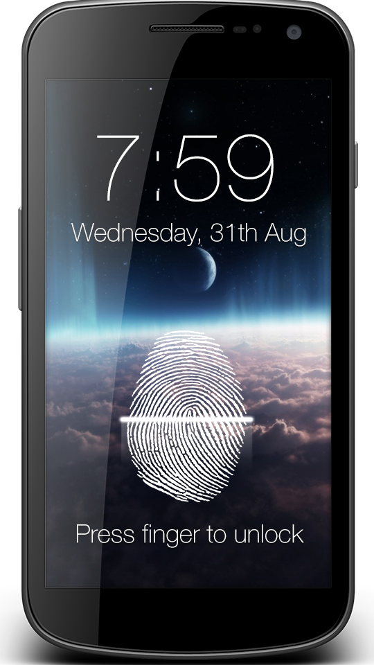 Fingerprint Lock Screen Prank截图1