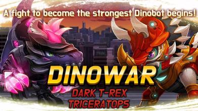 Dinowar: Dark T-Rex vs Tricera截图1