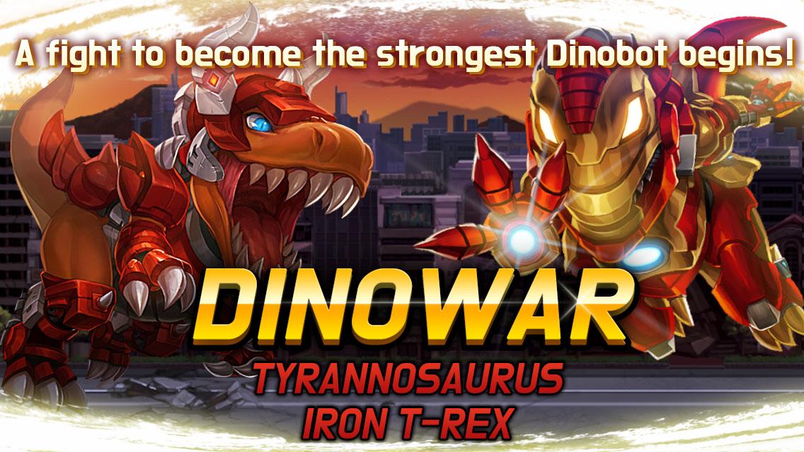 Dinowar: Tyranno vs Iron T-Rex截图1