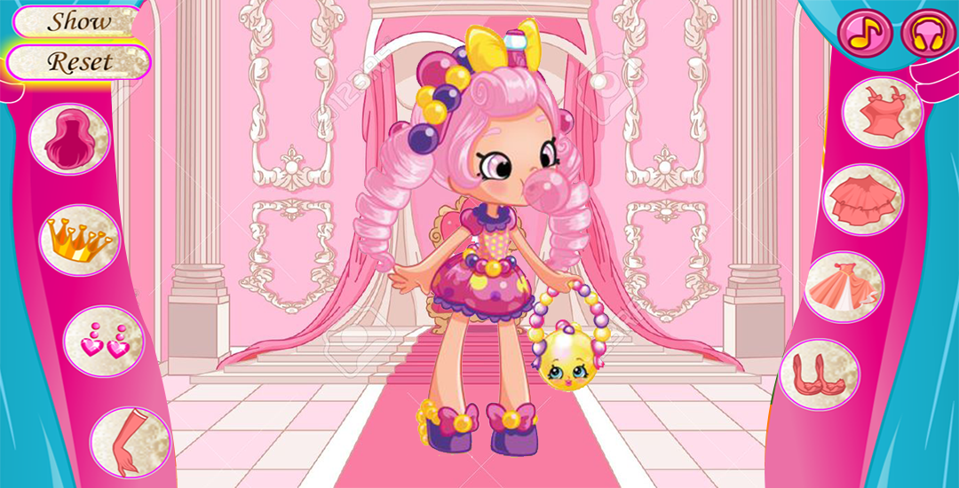 Little shopkins girl dressup截图1