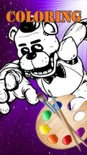 free coloring game for five nights fans截图2