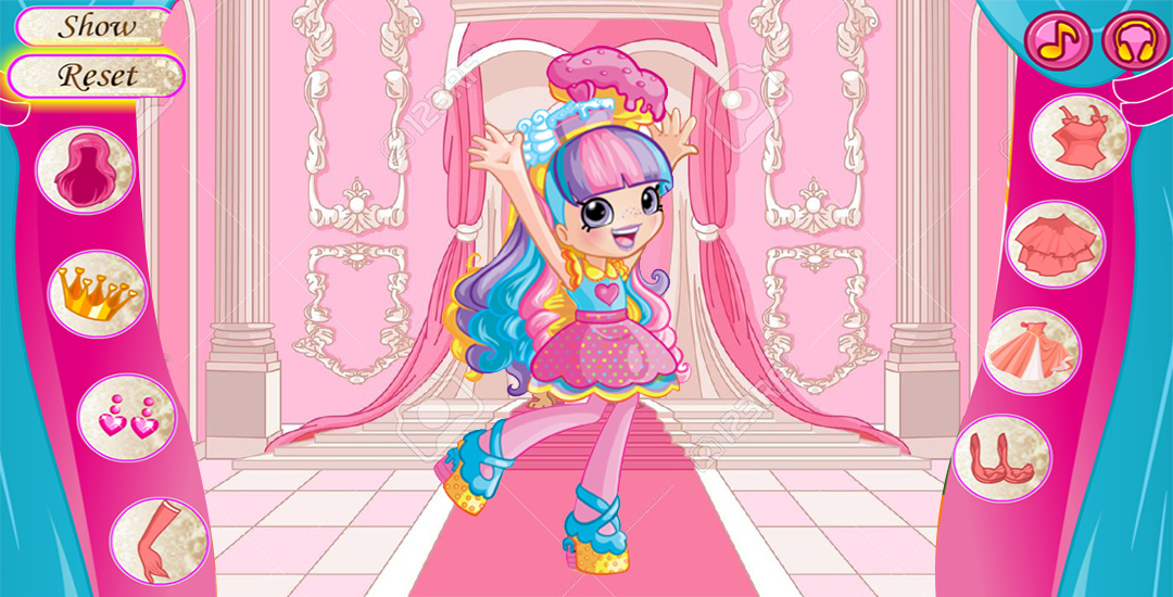 Little shopkins girl dressup截图2