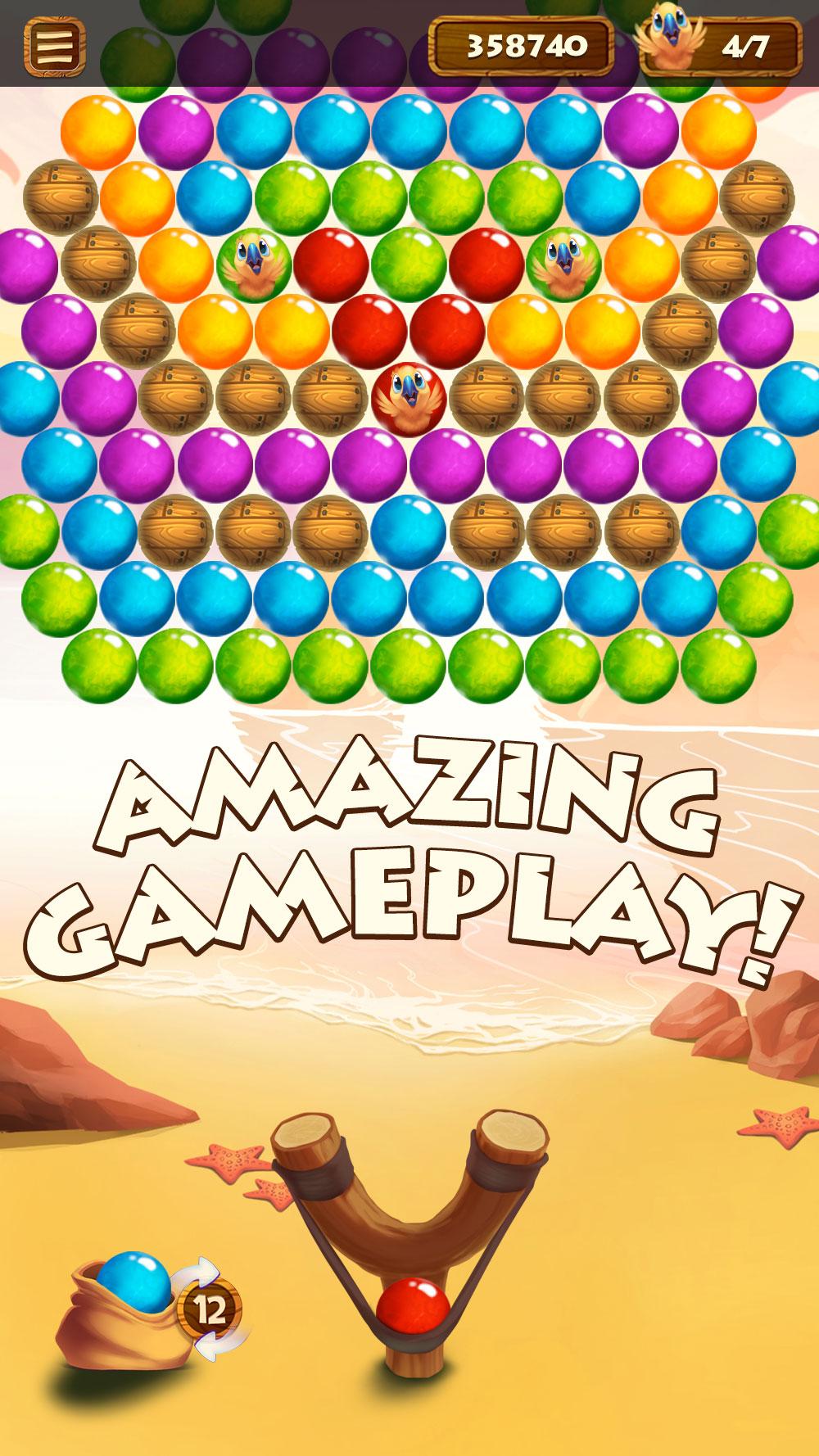 Bubble Shooter Paradise Rescue截图4