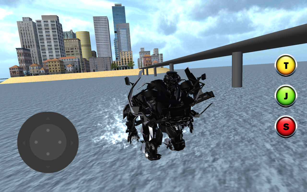 X-Ray Flying Offroad Robot 3D截图2