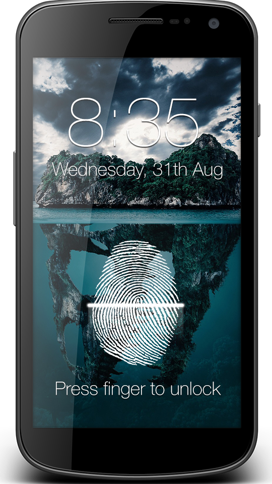 Fingerprint Lock Screen Prank截图2