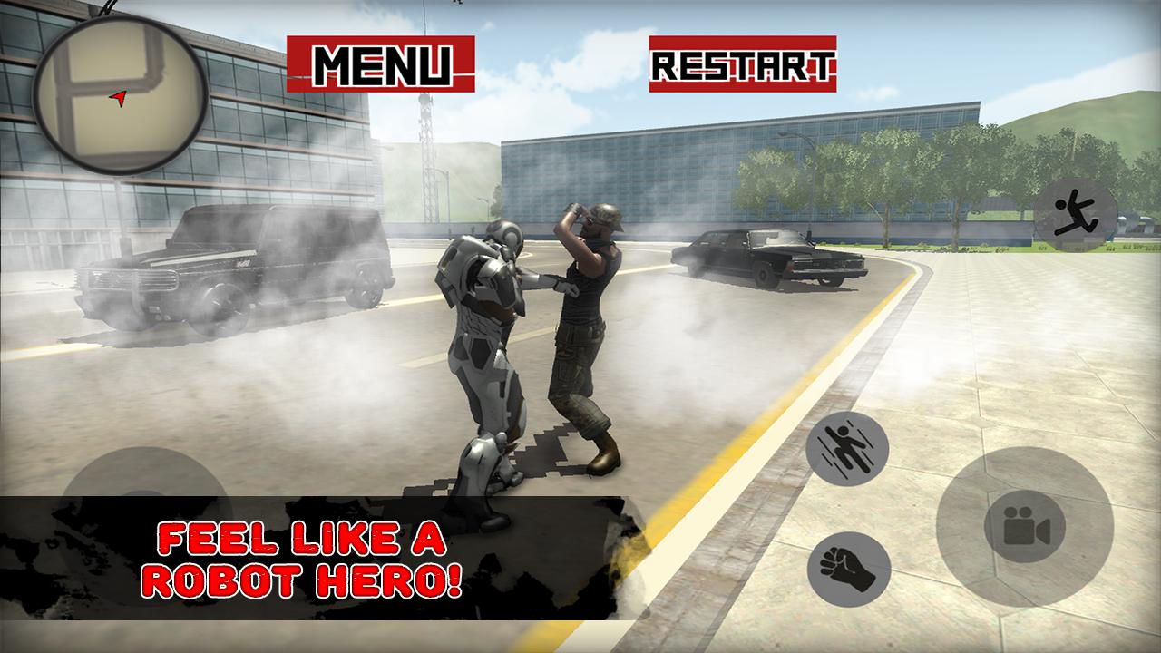 Police Superhero Robot Pro截图2