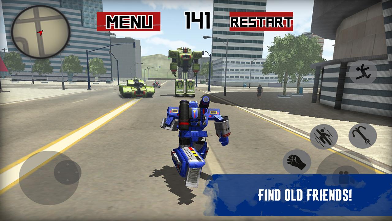 Strange Hero Robot Battle 3D截图1