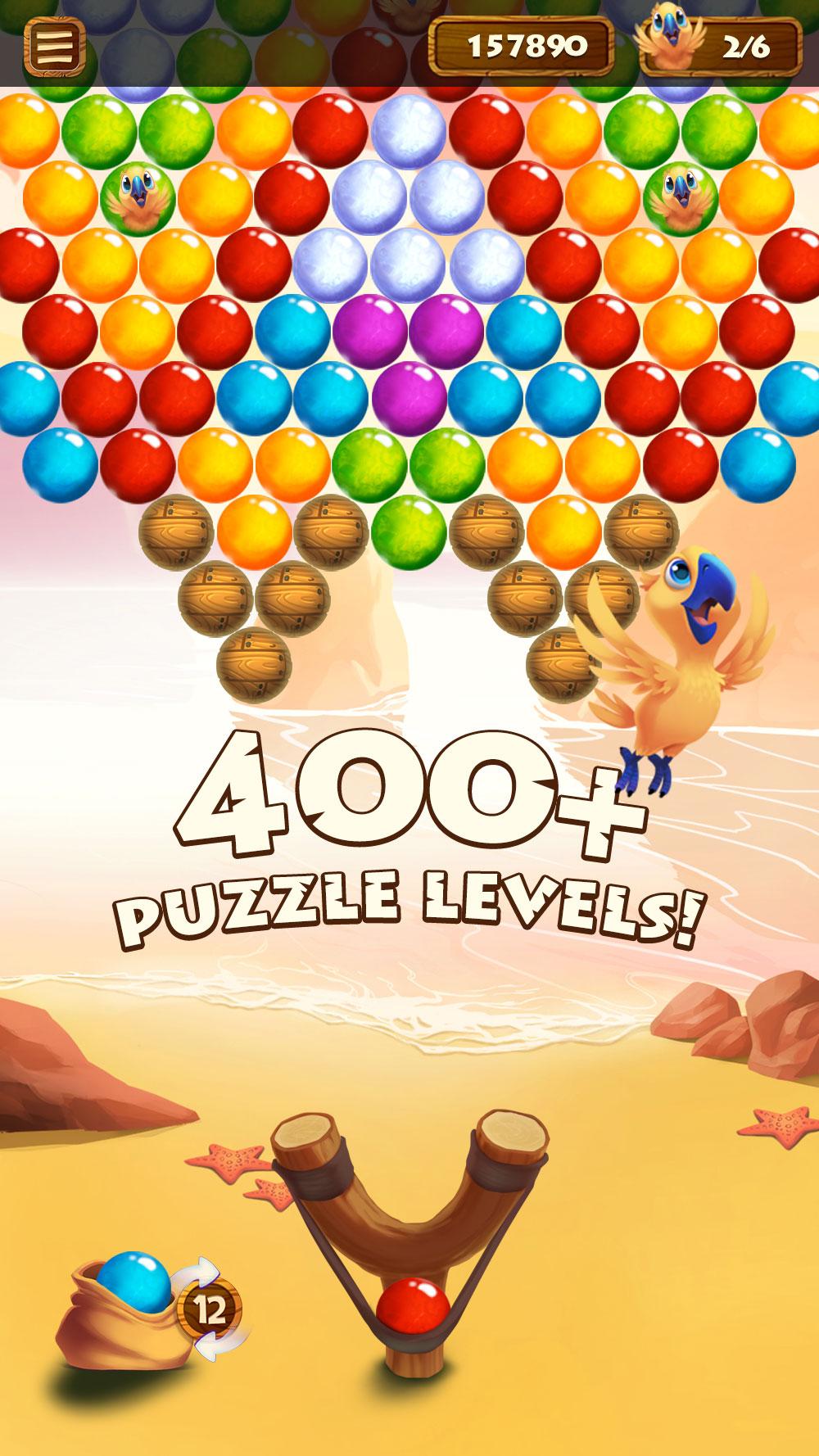 Bubble Shooter Paradise Rescue截图2