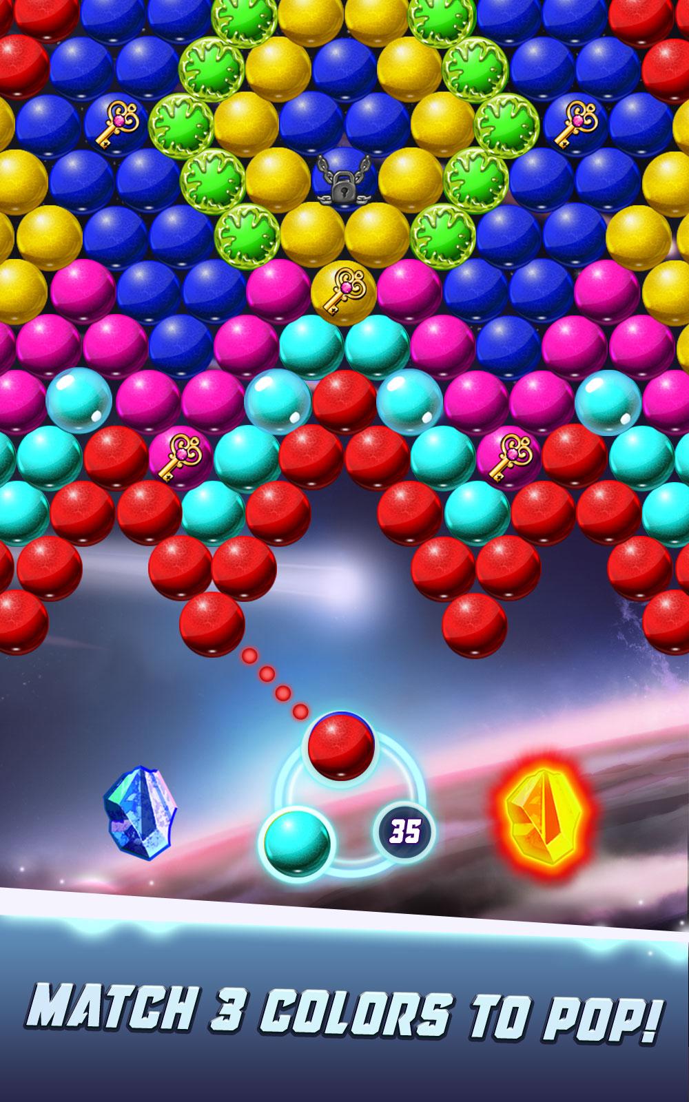 Bubble Shooter Galaxy Explore截图5