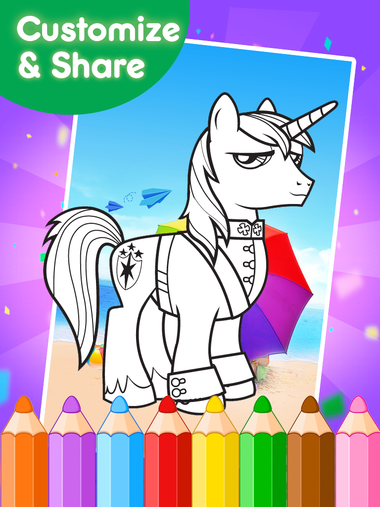 Coloring Book for Little Pony截图2