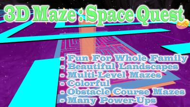 3D Maze : Space Quest截图1