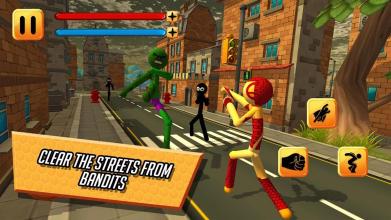 Stickman Iron Hero Battle 3D截图2