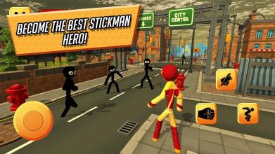 Stickman Iron Hero Battle 3D截图1