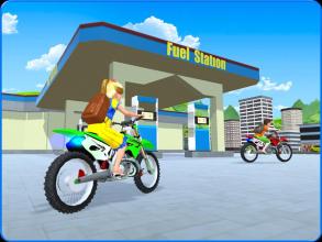 Kids School Highway Traffic Bike Racing截图3