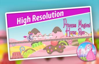 Princess Magical Horse Run Adventure截图1