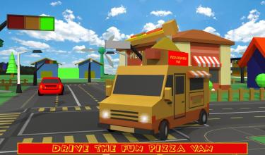 Blocky Pizza Delivery截图5