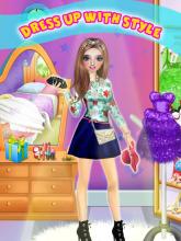 High School Fashion Girl - Dress Up Game截图5