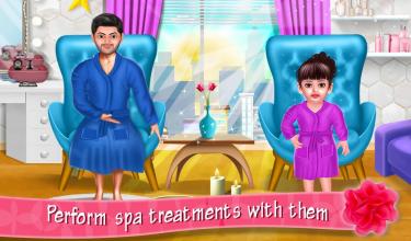 Aadhya's Spa Makeover Day With Daddy截图2