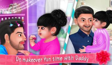 Aadhya's Spa Makeover Day With Daddy截图4