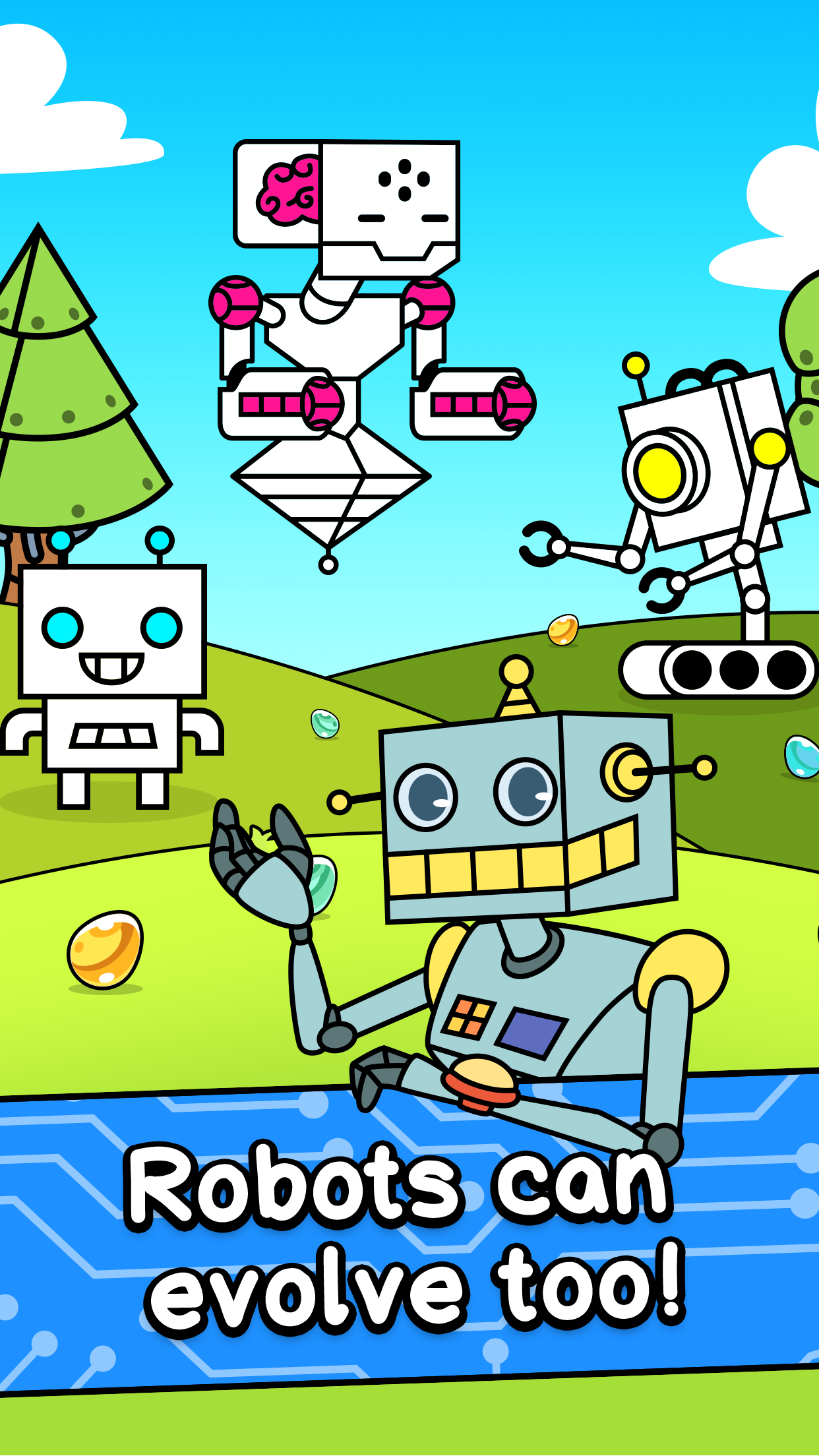 Robot Evolution - Clicker Game截图1