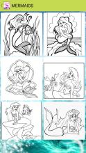 Mermaid First Coloring Book Pages截图3