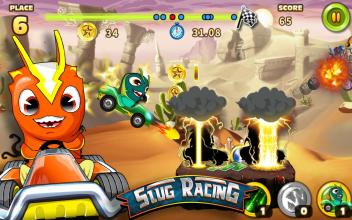 Super Slugs Racing Battle截图4