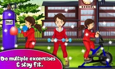 Kids Workout Fitness Girl Games截图1