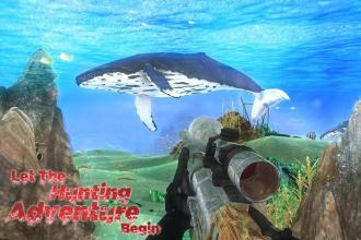 Blue Whale Hunting Challenge Shark Sniper Shooter截图2