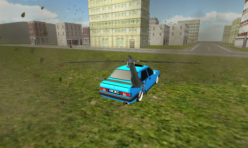 Flying Car : Helicopter Car 3D截图3