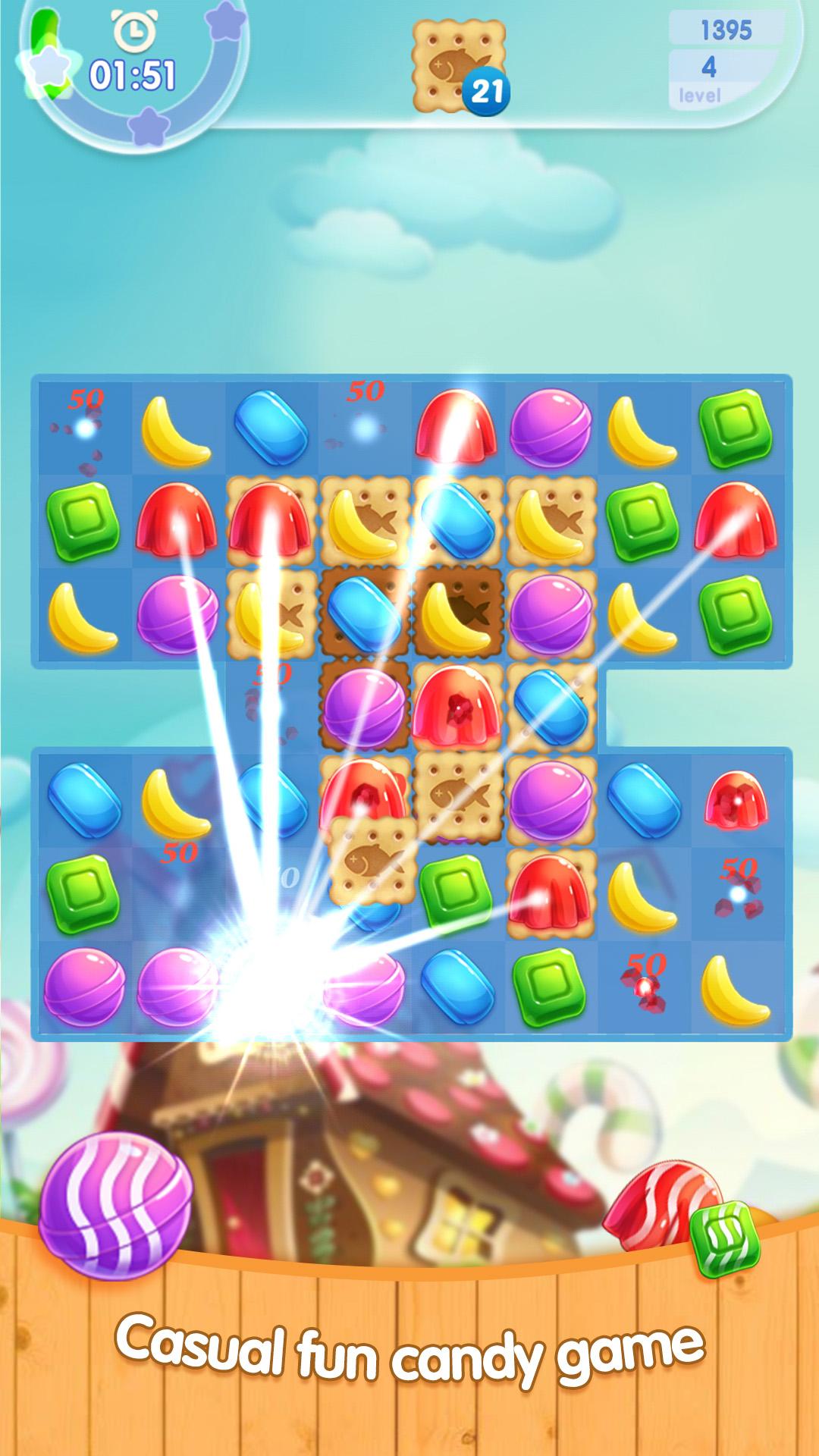 Cookies Smash:Candy Match 3截图1