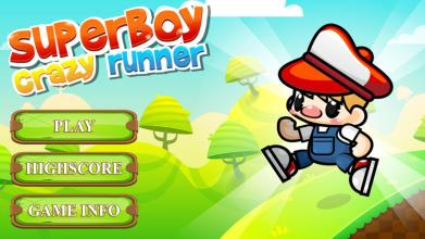 Super Boy Crazy Run - Endless Runner Impossible截图1