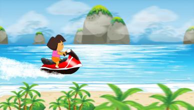 little Girl jetski ride截图1