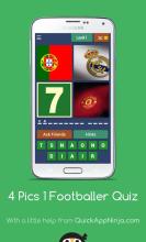 4 Pics 1 Footballer Quiz截图1