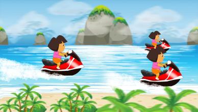 little Girl jetski ride截图2