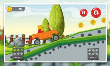 Winie Bear Adventure Hill Racing The Pooh Car截图2