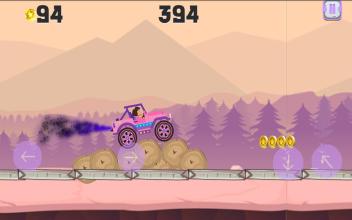 Princess Dora Driving Car (Hill Climb)截图5